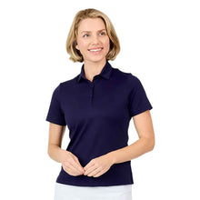 Load image into Gallery viewer, Sofibella Golf Colors UV Pique Womens SS Golf Polo - Navy/2X
- 7