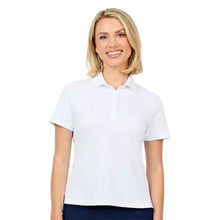 Load image into Gallery viewer, Sofibella Golf Colors UV Pique Womens SS Golf Polo - White/2X
- 10