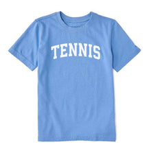 Load image into Gallery viewer, Life Is Good Tennis Arch Boys Crusher T-Shirt - Cornflower Blue/XL
- 1