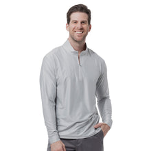 Load image into Gallery viewer, SanSoleil SolTek Ice Check Mens Golf QZ Pullover - Dove Check/XXL
- 1