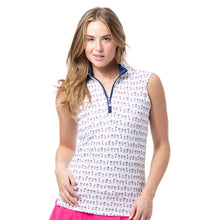 Load image into Gallery viewer, SanSoleil SolTek Lux SL Prnt BayBrMock W Sun Shirt - Baybreeze/XXL
- 1