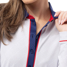 Load image into Gallery viewer, SanSoleil SolAir Cool Betsy White W LS Sun Shirt
- 3