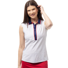 Load image into Gallery viewer, SanSoleil SolAir Cool Betsy White W SL Sun Polo - Betsy White/XL
- 1