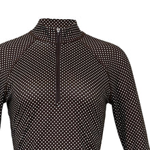 Load image into Gallery viewer, Jofit UV Esp Dot Womens Long Sleeve Golf Mock
- 3