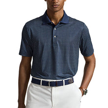 Load image into Gallery viewer, RLX Ralph Lauren Printed Jersey Mens Golf Polo - Ref Nvy Teed Up/XL
- 2