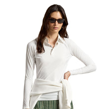 Load image into Gallery viewer, RLX Polo Golf Lux Warp Knt Perf Wmns LS Golf Shirt - Ceramic White/L
- 1