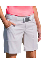 Load image into Gallery viewer, Jofit Belted 7.5 in Womens Golf Shorts - Stone/16
- 7