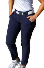 Load image into Gallery viewer, Jofit Belted Cropped Ankle Womens Golf Pants - Midnight/16
- 4