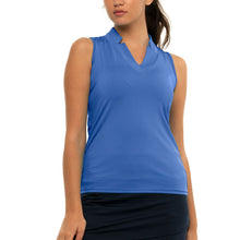 Load image into Gallery viewer, Lucky in Love Chi Chi Womens Golf Tank Top - BLUE MARINE 430/XL
- 1