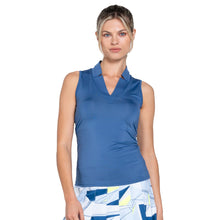 Load image into Gallery viewer, Lucky in Love Chi Chi Womens Golf Tank Top - STEEL BLUE 445/XL
 - 13