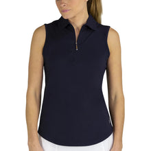 Load image into Gallery viewer, JoFit Sleeveless Womens Golf Polo 20 - Midnight/XL
- 3