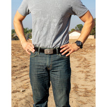 Load image into Gallery viewer, Nexbelt Marine Globe Pewter with Ebony Mens Belt
- 2