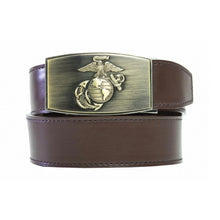 Load image into Gallery viewer, Nexbelt Marine Globe Brass with Espresso Mens Belt
- 1