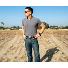 Load image into Gallery viewer, Nexbelt Marine Globe Brass with Espresso Mens Belt
- 2