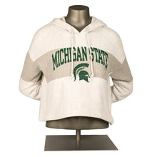 Load image into Gallery viewer, Champion MSU Reverse Weave Womens Hoodie - Silver Gry Hthr/XL
- 2