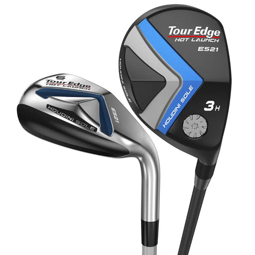 Tour Edge Hot Launch E521  Mens RH Irons and Woods - 4 - 5 HY/6 - PW/Mca Fubuki Gra/Senior