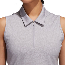 Load image into Gallery viewer, Adidas Jacquard Womens Sleeveless Golf Polo
 - 2