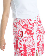 Load image into Gallery viewer, Kinona Down the Middle 18.5in Womens Golf Skort - Watermln Floral/L
- 1
