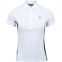 Load image into Gallery viewer, J. Lindeberg Mizu White Womens Golf Polo
- 1
