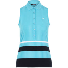 Load image into Gallery viewer, J. Lindeberg Tess Beach Blue Womens SL Golf Polo
- 1