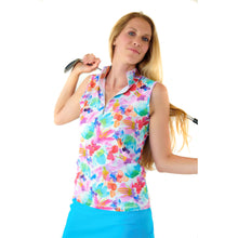 Load image into Gallery viewer, Skea Celestial Womens Sleeveless Golf Shirt - Aloha/XL
- 1