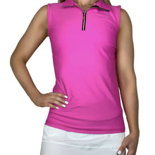 Load image into Gallery viewer, Skea Celestial Womens Sleeveless Golf Shirt - Fuchsia/XL
- 3