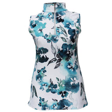 Load image into Gallery viewer, Skea Celestial Womens Sleeveless Golf Shirt - Turquois Floral/L
- 6