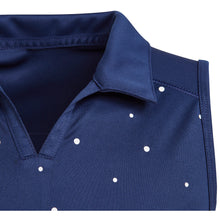 Load image into Gallery viewer, Adidas Dot Print Girls Sleeveless Golf Polo
 - 3