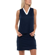 Load image into Gallery viewer, Lucky in Love Pleats To Meet You MDN Wmn Golf Polo
- 1
