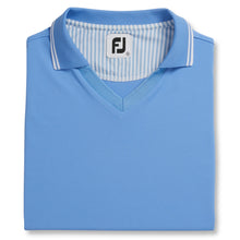 Load image into Gallery viewer, FootJoy South Livin Opn Collr Blu Womens Golf Polo
- 3