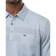 Load image into Gallery viewer, TravisMathew Aerial View Blue Mens Golf Polo
 - 2