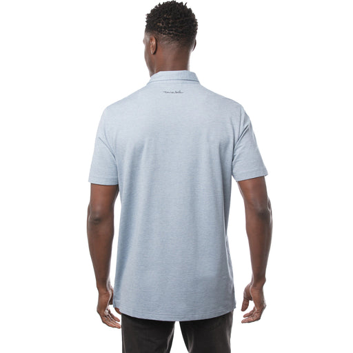 TravisMathew Aerial View Blue Mens Golf Polo