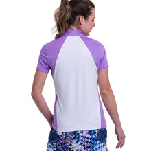 Load image into Gallery viewer, EP NY SS Color Block White Multi Womens Golf Polo
- 2