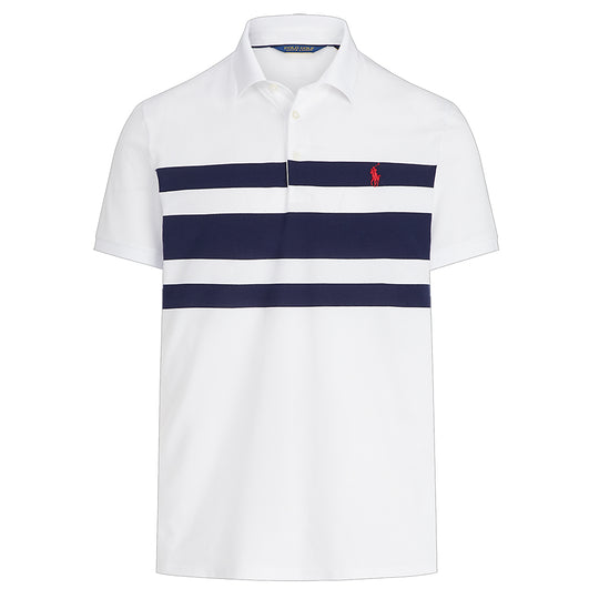 Polo Golf Ralph Lauren Lightweight Performance Pique ProFit White Mens Golf Polo