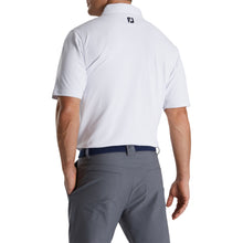 Load image into Gallery viewer, FootJoy Piq Vintage Floral Trim Wht Mens Golf Polo
- 2