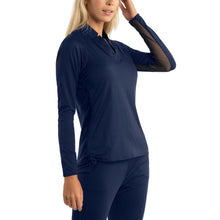 Load image into Gallery viewer, Lucky in Love Chi Chi Womens Longsleeve Golf Shirt
- 3