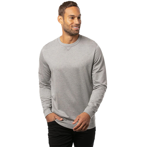 TravisMathew Fink 2.0 Mens Golf Pullover - Hth Lt Gry 0hlg/XXL