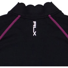 Load image into Gallery viewer, RLX Ralph Lauren Scallop Blk Womens Golf 1/4 Zip
- 2