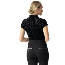 Load image into Gallery viewer, Daily Sports Blanche Blk Wmn Cap Sleeve Golf Polo
- 2