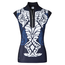Load image into Gallery viewer, Daily Sports Malgo Navy Women Cap Sleeve Golf Polo
- 2
