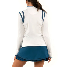 Load image into Gallery viewer, Lucky in Love Watch Me Win Wht Women LS Golf Shirt
- 2