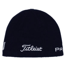 Load image into Gallery viewer, Titleist Merino Wool Mens Golf Beanie - Navy/White/One Size Only
- 3