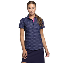 Load image into Gallery viewer, Greyson Scarlett Scarlett Moon Heart Wmn Golf Polo
- 1