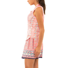 Load image into Gallery viewer, Lucky in Love Flower Patch Melon Wmn SL Golf Polo
- 2