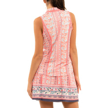 Load image into Gallery viewer, Lucky in Love Flower Patch Melon Wmn SL Golf Polo
- 3