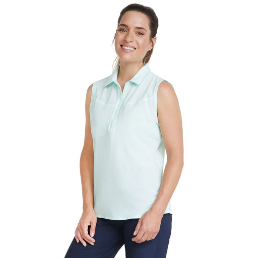 Puma Harding Womens Sleeveless Golf Polo - SOOTHING SEA 07/L