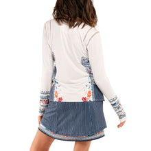 Load image into Gallery viewer, Lucky in Love Playing Paradis Blue Wmns Golf Shirt
- 3