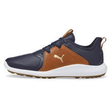 Load image into Gallery viewer, Puma Ignite Fasten8 Crafted Mens Golf Shoes - 14.0/NY-BLAZERGOLD04/D Medium
 - 1