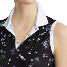 Load image into Gallery viewer, RLX Ralph Lauren Prt Airflow BLK Womens SL Polo
- 4