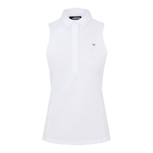 Load image into Gallery viewer, J. Lindeberg Dena Womens Sleeveless Golf Polo - WHITE 0000/L
- 4